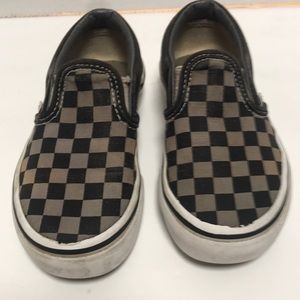 Kids van checkered Black $Gray
